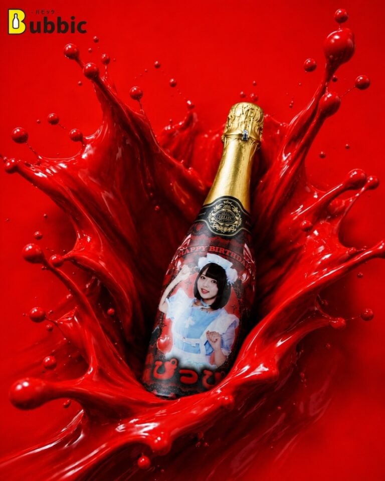 【デザイン事例】コンカフェのバースデー・生誕祭向けオリシャン（赤・黒・かわいい） ぴっぴ